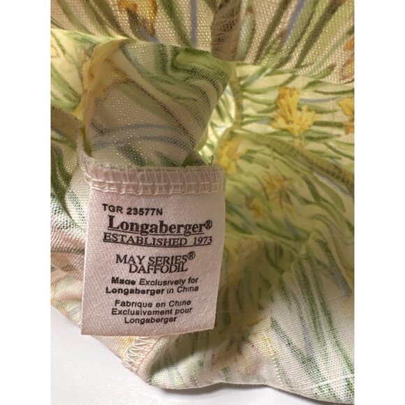 Longaberger May Series Daffodil Basket Liner - No. 23577288 - Picture 5 of 8